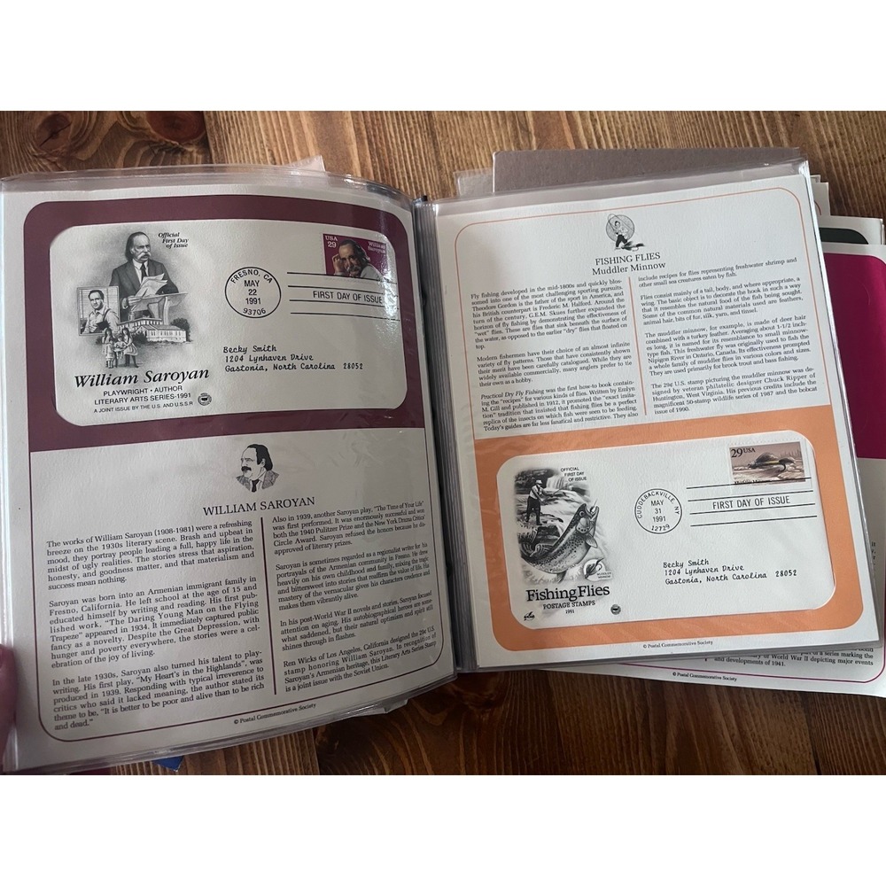 US Postal Comm. Society First Day Covers Book Vintage Stamp Collection Unsorted - Picture 4 of 9
